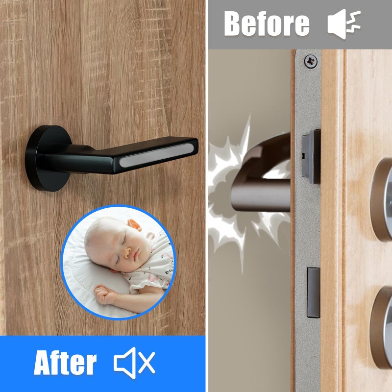 Aysatogc 20PCS Cabinet Door Bumpers, Clear Rubber Bumpers Stripes Chair Wall Protector Self Adhesive Doors Slam Preventer for Sound Dampening Buffer Pads Fridge Doors Stopper Slam Silencer - Image 5